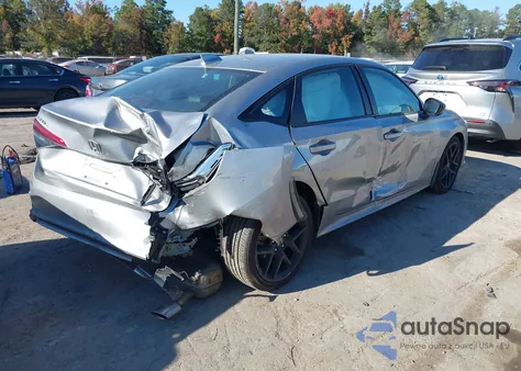 2024 Honda Civic Sport из США, поврежденный, VIN 2HGFE2F58RH505756